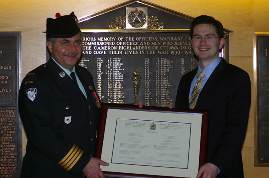 20100408-pierre-poilievre-honarary-colonel 20100408-pierre-poilievre-honarary-colonel