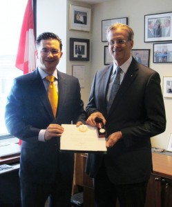 MP Poilievre and David Rattray