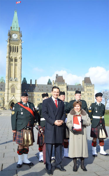 pierre-with-joan-in-front-of-parliament-buildings-with-the-choo